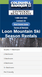 Mobile Screenshot of loonmountainrealestate.com